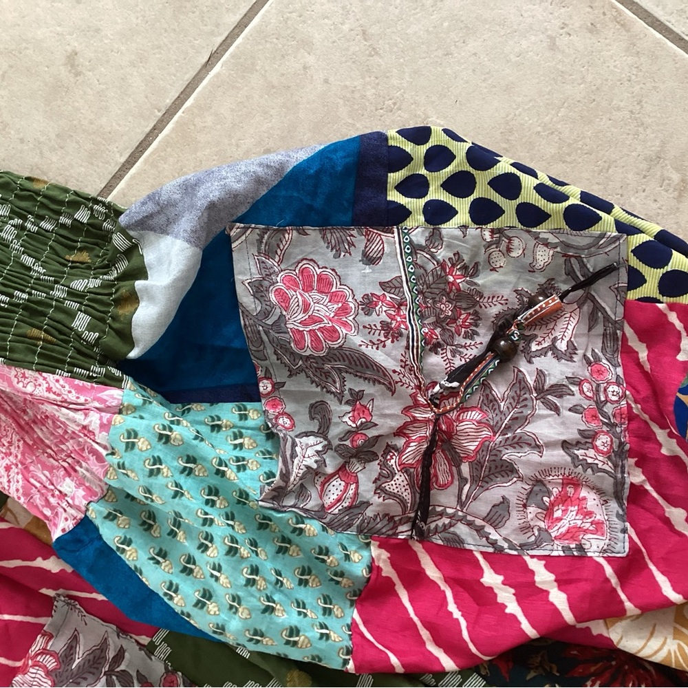 India 100% cotton patchwork harem pants - image 3